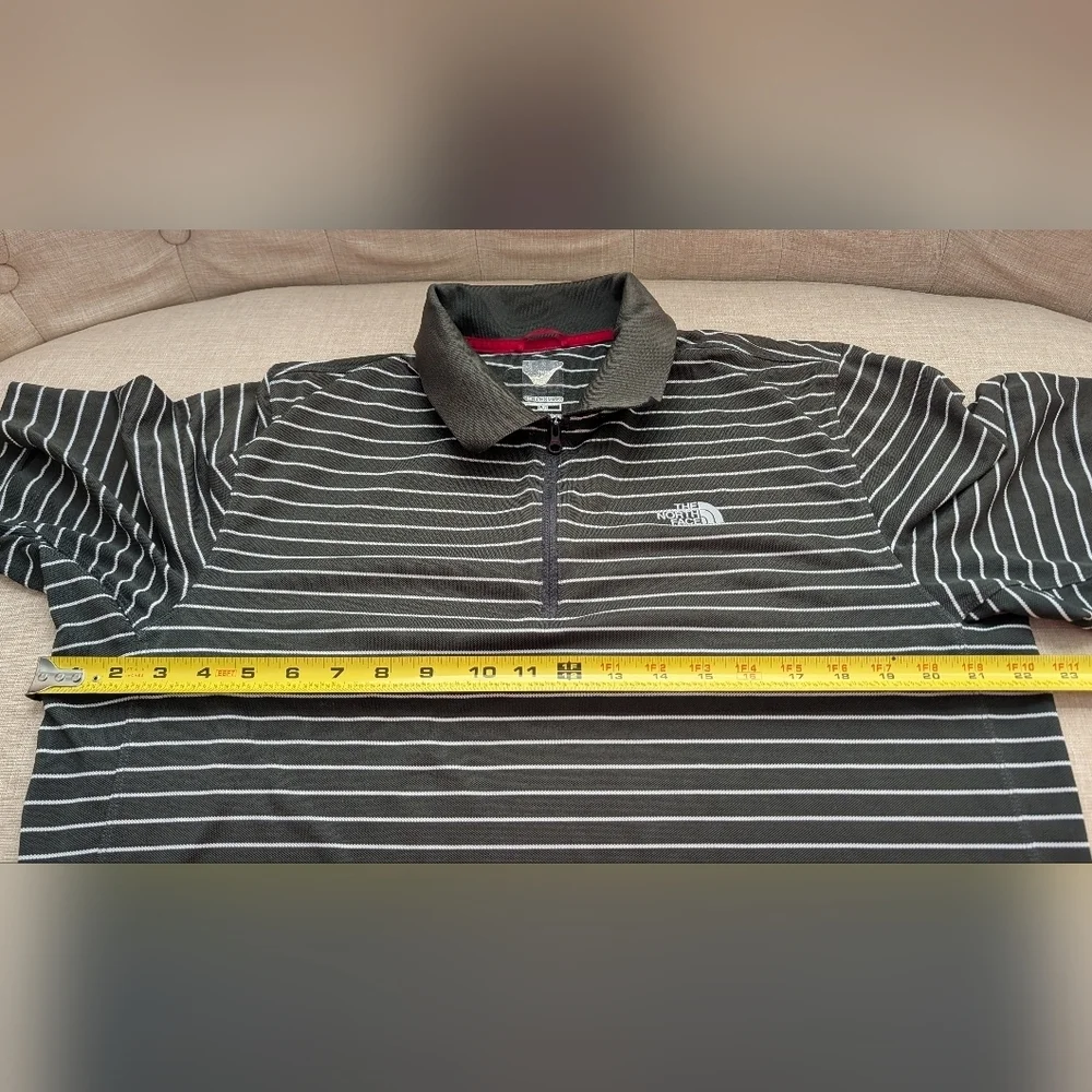 The North Face Striped Polo Shirt Mans Size L